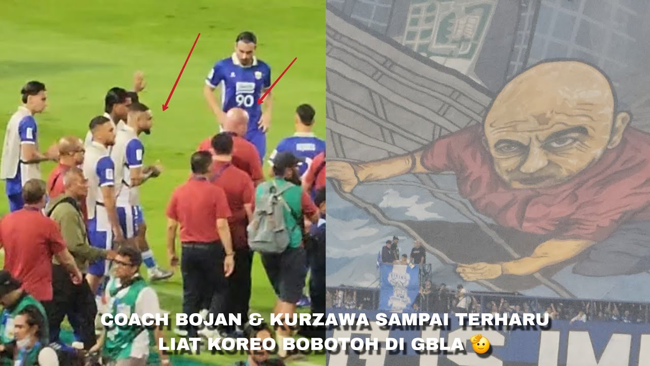 Layvin Kurzawa & coach Bojan Hodak merinding!! Full koreo BOBOTOH saat PERSIB vs Ratchaburi FC 1-0