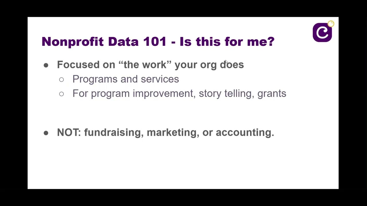 Nonprofit Data 101 | Series Introduction