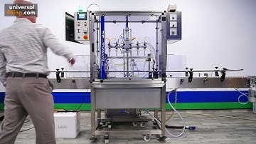 Posivac 6-Head - Automatic Filling Machine - 150cl Bottles - Universal Filling Machine Company