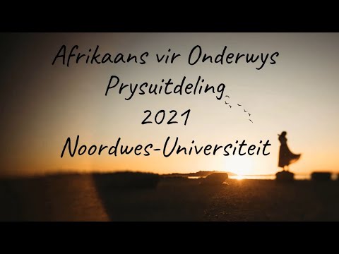 NWU Opvoedkunde Vakgroep Afrikaans Prysuitdeling 2021
