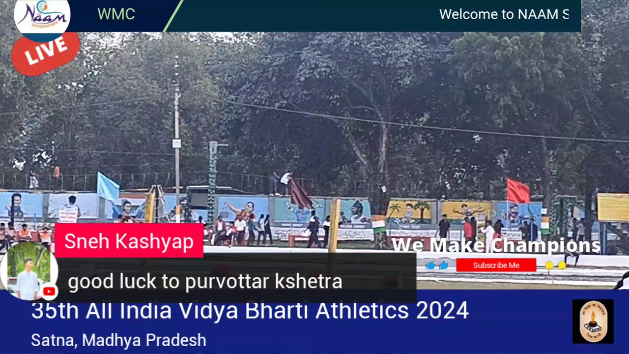 35th National Vidya Bharti Athletics Championship-2024 Day-1