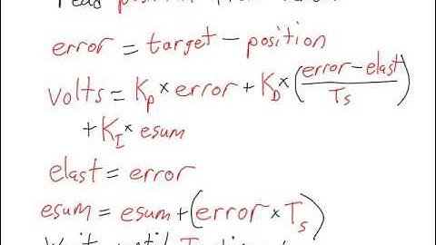 1 3 4 Lecture Video 4 of 4 PID Control Part 1