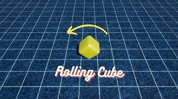Rolling a cube - Unity Tutorial in Urdu/Hindi