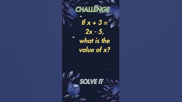 Riddle Challenge #MathRiddles#MathPuzzle#BrainTeasers#MathChallenge#MathProblems#Riddles