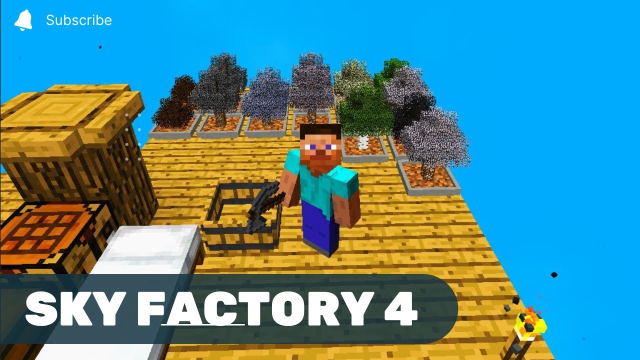 Let's Play Minecraft Sky Factory 4 Episode 1 YouTube