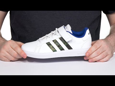adidas Kids Grand Court 2.0 Elastic (Little Kid/Big Kid) SKU: 9713217