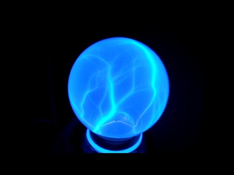 blue plasma ball