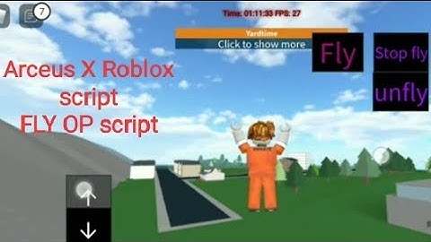 Arceus X Roblox script (fly mobile) no keyboard need to fly op script link description