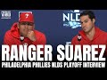 Ranger Suarez Reacts to Philadelphia Phillies vs. Atlanta Braves NLDS Series &amp; Journey to a Starter