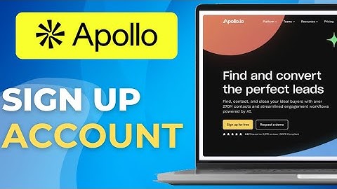 How to Sign Up for Apollo io Account