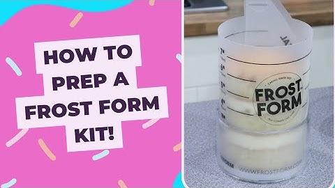 Prepping your cake for use with Frost Form!