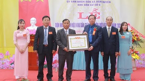 Khu 6 xã Dân Quyền đón chuẩn khu dân cư Nông thôn mới kiểu mẫu