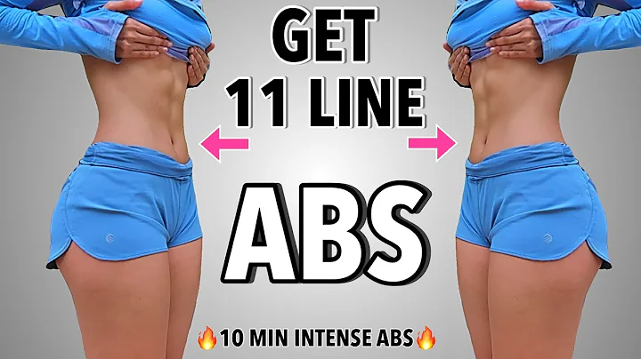 GET 11 LINE ABS - INTENSE 10 MIN AB WORKOUT at Home | 30x30 Day  - 12