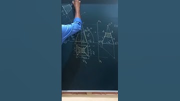 Sections of solids/ advanced problem/ Square Pyramid/ Engineering Drawing