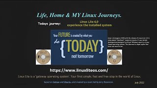 Linux Lite 6.0 Code Name 'jammy' A Look Around In An Installed System Xfce4 Desktop Ubuntu-Debian