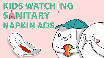 Kids Watching Sanitary Napkin ADS