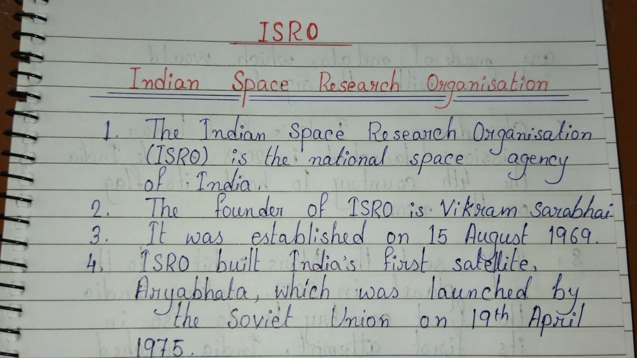 essay on role of india in space research