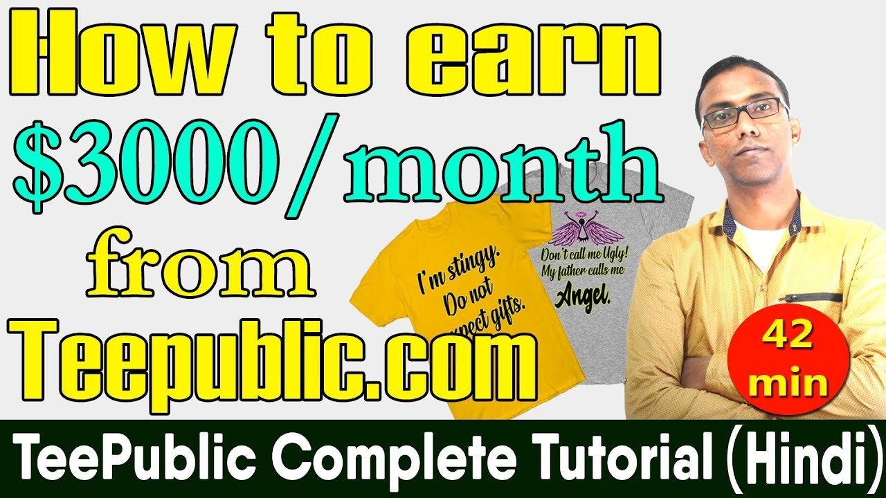 how-to-earn-3000-per-month-from-teepublic-youtube