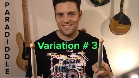 How to Play a Paradiddle | Variation # 3 | Drumming Technique