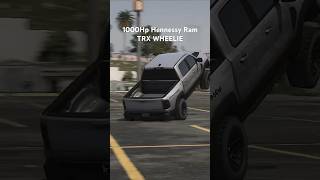 Hennessy Ram TRX WHEELIE LAUNCH!! #trx #ram #srt #srt8 #trackhawk #dodge #1000hp #hellcat #fastcar