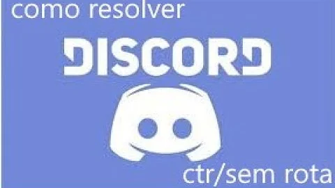 Como resolver problema de rota no Discord?