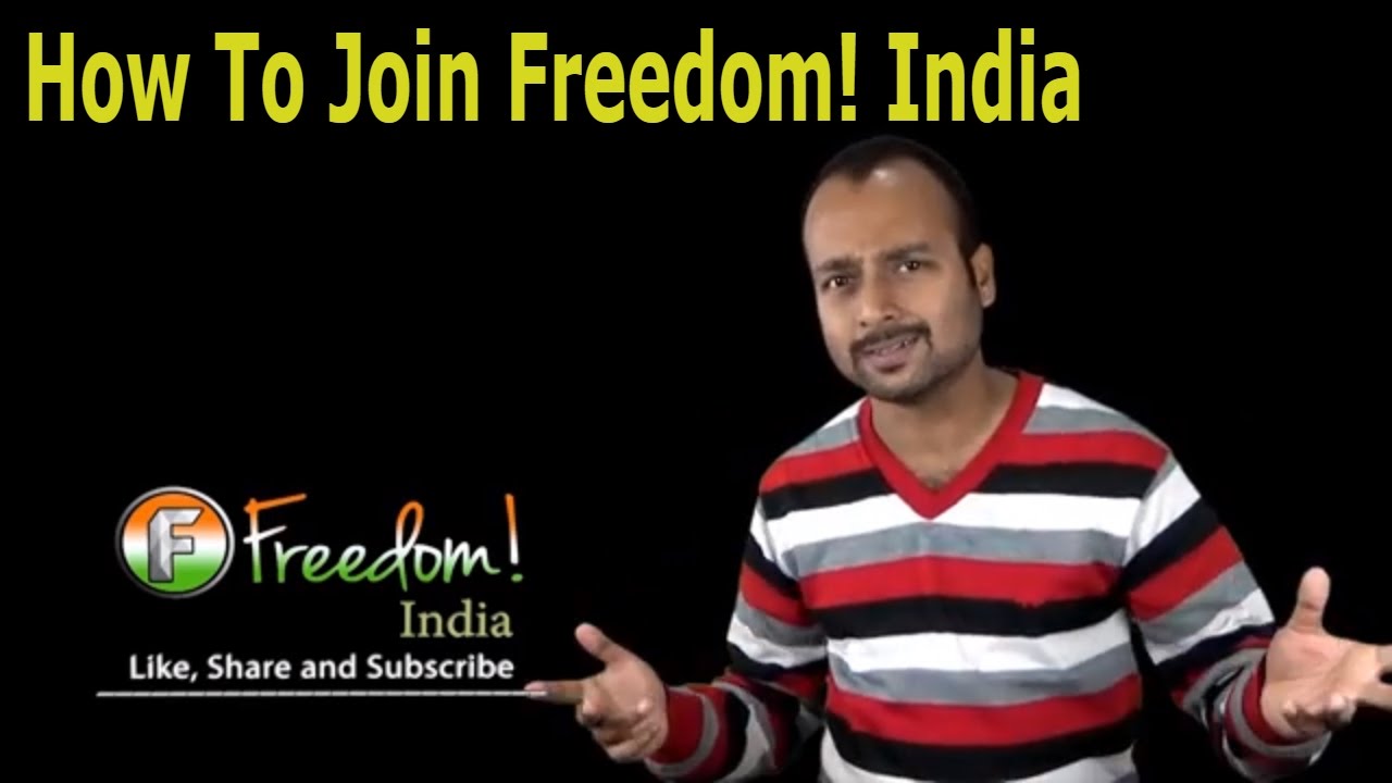How To Join Freedom! India ( English )