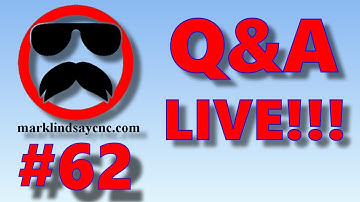 LIVE Q&A #62 - Vectric V 10.X Tool Database Deep-ish Dive