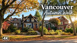 Full Quiet Vancouver Autumn Walk 🍂 | Hastings-Sunrise in Warm Afternoon Sun | 4K Walking Tour #vancouver News