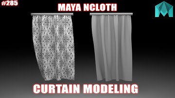 Maya beginners tutorial - Curtain modeling