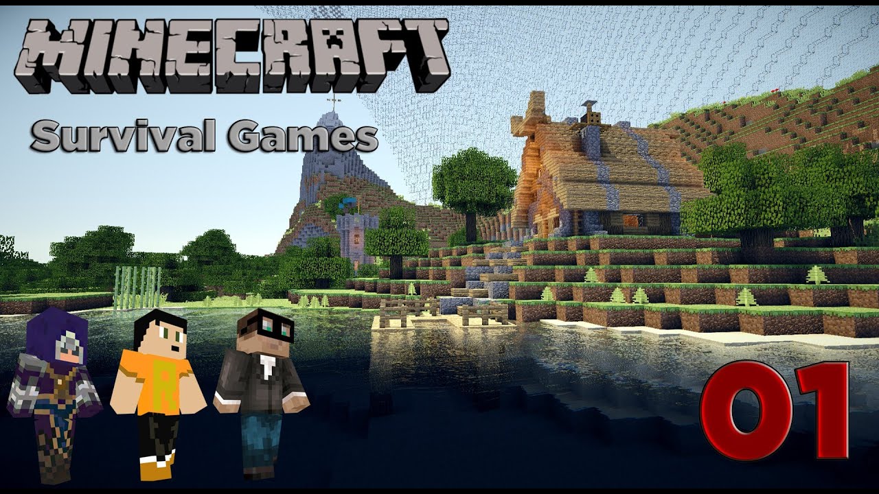 [Minecraft] Survival Games: Ep. 01 ft. Retlern & BrainToPlay [Full-HD/Aut]