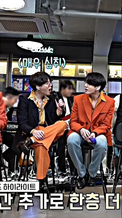 Yoongi cutely singing jk's part in Spring Day