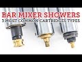 Bar Mixer Showers: 3 most common cartridge types & how to replace them.