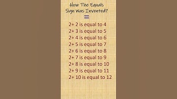 #shorts ✍️How The Equals Sign Was Invented🔥#vbacus #ytshorts #shortsfeed #viral #trending