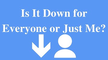 Is It Down for Everyone or Just Me?