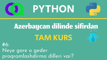 OZUNET Python Dersleri #6: Neye gore o geder proqram dili var?