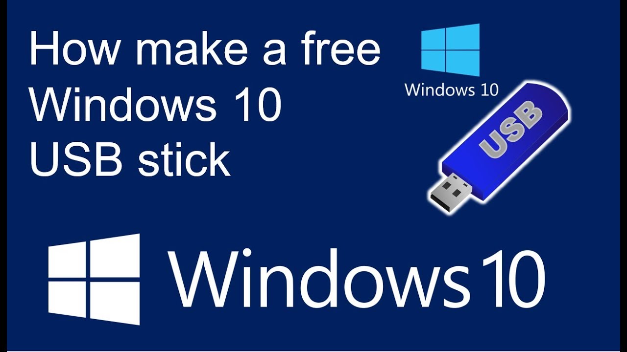 How to Create Windows 10 Bootable USB Flash Drive - YouTube