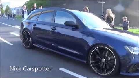 Audi RS6 Avant C7 with LOUD Milltek Exhaust Sound (Revs and Accelerations)