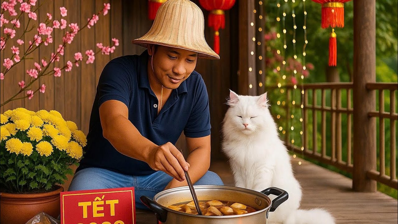 Reunion Tet Foraging Bamboo Shoots in the Forest – Cooking Traditional Dishes to Honor Our Ancestors