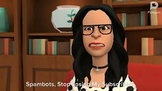 Angry Message to Spambots