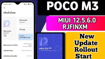 India - Poco M3 Miui 12.5.6.0 New Update Rollout Start for All Indian Users |Miui 13 update is delay