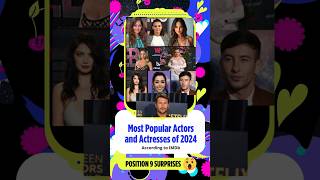 Most Popular Actors and Actresses of 2024 - According to IMDb