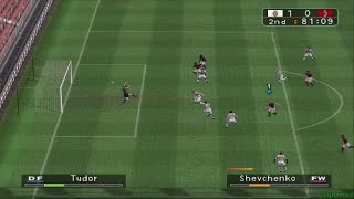 Pro Evolution Soccer 3 ✪ PS2 Gameplay | MILAN vs JUVENTUS (1080p) Full HD