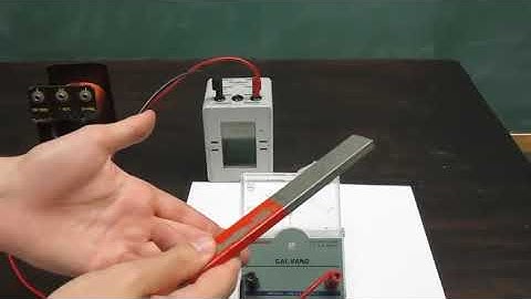 5K10.20 Induction Coil with Magnet and Galvanometer [Instructor Video]