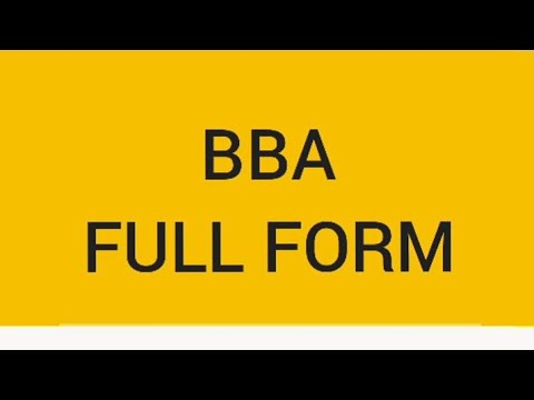 BBA FULL FORM | BBA MEANING IN HINDI #shorts #onlinejob