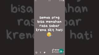 status WA cinta yang sabar