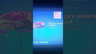RIVALRY MASTER ‘BRELLA ☂️#fortnite #fortniteshorts #gaming #rewards