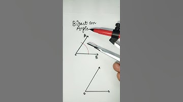 how to bisect an angle | Angle Bisector Construction | Geometry