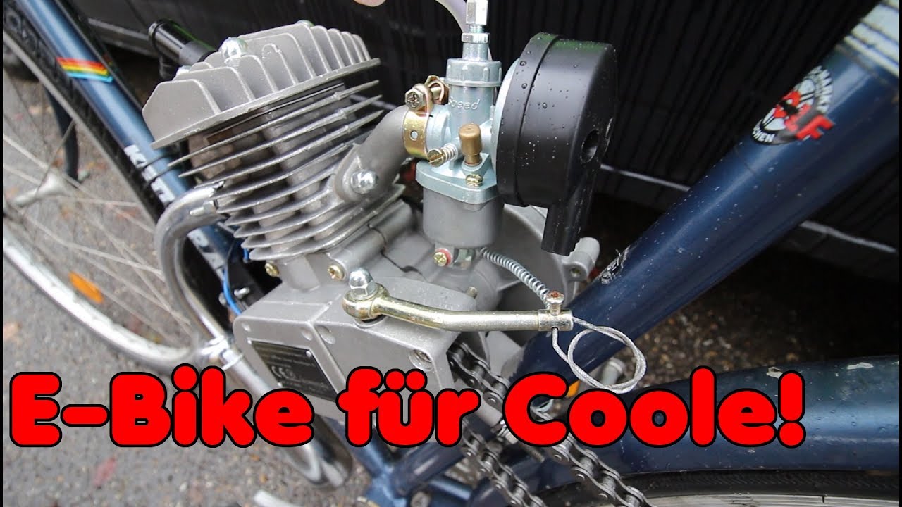 80cc Fahrrad motorisiert 2 Takt Benzin Gas Motor Kit Set