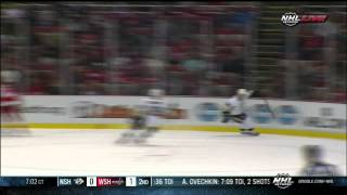 Jussi Jokinen breakaway backhand goal 1-0 Pittsburgh Penguins vs Detroit Red Wings 9/25/13 NHL