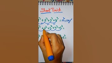 Sum of cubes of first n natural numbers #shorttrick #maths #ytshorts #shorts #cubetricks